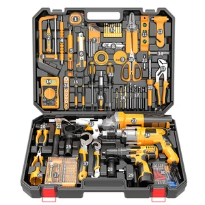 Trending Factory Direct Sale Electrician Dedicated Waterproof Plastic Multi-function Home Hardware Tool Set