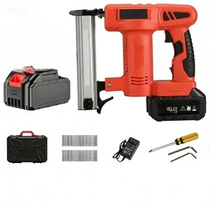 NEW F32 Lithium Electric Staple Gun Cordless Brad Shooting Nail Guns Portable Nailing Tools Machine Battery Framing Nailer