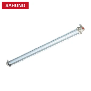 IP65 Waterproof Tri-proof Garage Lamp Explosion-Proof LED Light Fixture with Fire Proof T8 Tube 18W-54W Dimmable Working Light