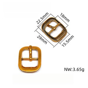 Factory Wholesale Small Zinc Alloy Pin Buckle Metal Buckle Custom Belt Buckle for Strap Webbing