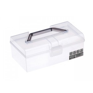 New Gray Sturdy Tool Box Wide Design with Durable Construction