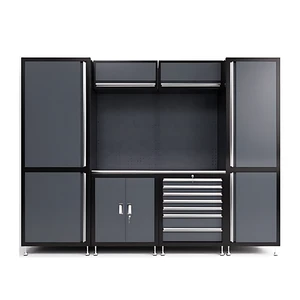 Combination Tool Cabinet Modular Garage Storage Workshop Steel Lockable Workstation Workbench Drawer Pegboard OEM Customizable