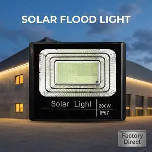 Solar Flood Light Garden Yard Landscape Waterproof Outdoor Led Bright Wall Mounted Fence Night Pathway Security Lighting