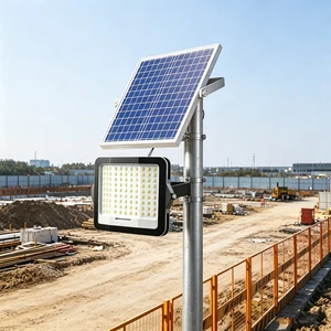 High Power 200W Solar Led Flood Light Outdoor Waterproof With Remote Control for Construction Site and Garden