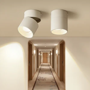 Open-fitting Adjustable Angle Net-red Rainbow Hill Non-opening E27 IP65 Spotlight Living Room Home Wash Wall Corridor Downlight