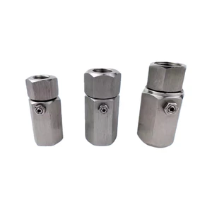 Double External Thread High Pressure Straight Hydraulic Rotary Joint 360-Degree Universal Joint Pipe Winder Logging Machine Oil