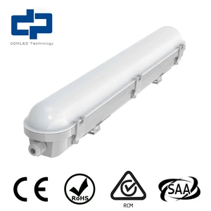 2FT 18watt Led Waterproof Emergency Batten Lighting Led Weatherproof Battery Linear Lights in 600mm Length Underground IP65 IK08