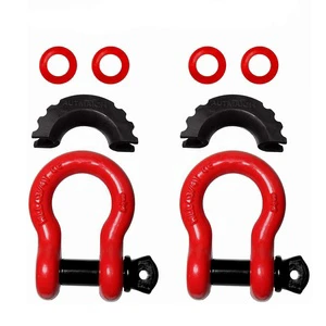 High Quality Heavy Duty 4.75t D Ring Bow Shackle Shackle 4x4