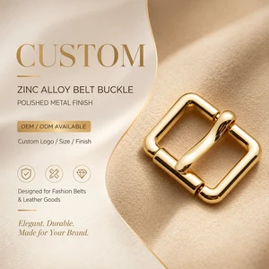 Ready Stock Custom Belt Buckles 20mm Inner Width Factory Direct Zinc Alloy Roller Metal Pin Belts Lifting Straps
