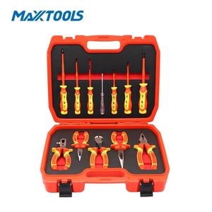 VDE 1000V Insulated Tool Set Electrician Hand Tools Kit IEC 60900 Certified CR-V Tools with Carry Case OEM ODM