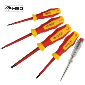 VDE Certified 5PCS Insulated Screwdriver Set for Electrical Maintenance Insulated Screwdriver Set Electrical Tool Kit