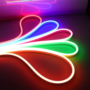 Rebow Factory Wholesale Ws2811 Orange Led Strip Neon Flex Silicone Neon Flexible for Contour Decor