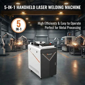 5-in-1 Handheld Fiber Laser Cutting And Welding Machine 1500W 2000W 3000W For Metal Welding Cleaning Cutting