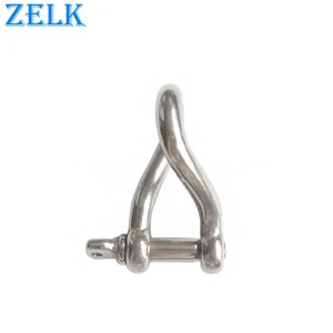 Stainless Steel Twist Shackle Marine Hardware Rigging for Secure Fastening