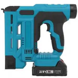 Battery Powered Cordless Nailer Industrial Home Woodworking Tool Lithium-Ion Cordless Nail Gun Portable Electric Brad Nailer