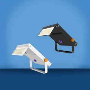 IP66 Waterproof Aluminum Alloy Solar Flood Light with LED Source