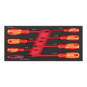 DMS12 Professional 8PCS Electrician VDE Insulated Insulation Screwdriver Set in Eva Foam Tray