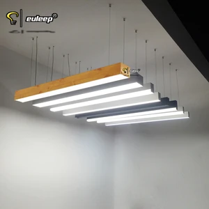 Suspended Tube Lamp Triac 0-10V DALI Dimmable Led Linear Light Ceiling Pendant Led Tube Light 2ft 3ft 4ft 5ft 6ft 8ft 10ft 12ft