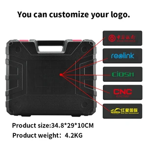 Bestseller Professional Mechanic Tool Box Set Electric Drill Adjustable Wrenches Heavy Duty Plastic Metal Storage Case Workshop