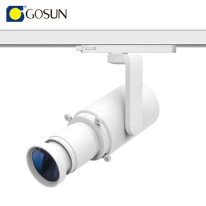 Big Beam Angle 68° 2700-7000k Single Cct Popular Private Design Aluminum 42W Projector LED Contour Track Spotlight