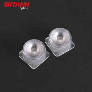 High Transmittance 20 Degree LED Lens Beaded Surface Optics 3535 LED Wall Wash Light Lens Outdoor Illumination Optics