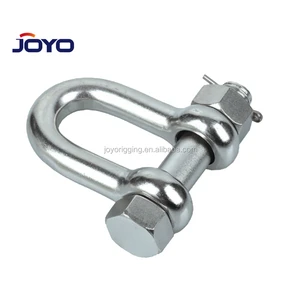 High Quality Stainless Steel US Type G2150 Lifting Dee Bolt Pin Ss304 Or Ss316 Safety Chain Shackle...