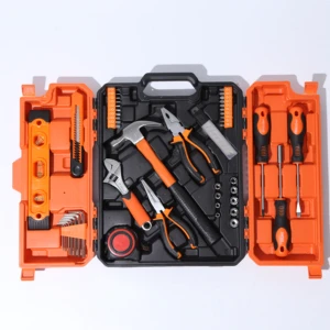58 Pcs Craft man Double Color Blow Case Home Usage Hand Tool Set New Model Tool kit box for home repairing
