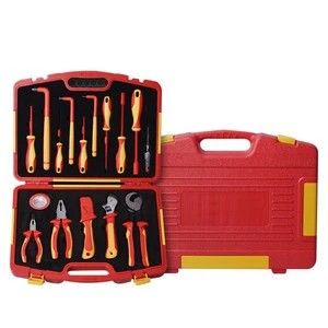 Professional Electrician Finework Mechanic 1000V Hand 18PCS VDE Insulated Tool Set