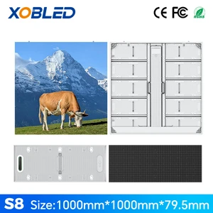 Outdoor High-Definition 4K Ultra-Thin Ultra-Light Aluminum LED Billboard IP66 Waterproofing Sunlight Readable Remote Control