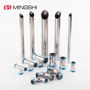 BSCI Factory Supply Stainless Tube Fittings 304 316L Steel Pipes & Fittings