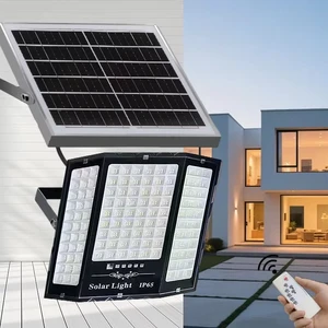 Super Bright Smd Solar Lights Ip65 Waterproof Spotlight Remote Control Lampe Solaire 300W Power Solar Garden Flood Light Outdoor