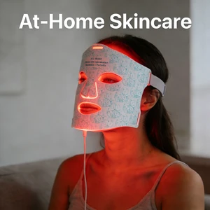 New Arrival 4 Colors LED Face Mask Ice & Light 2-in-1 Cooling Gel Mask 276 LED for Wholesale