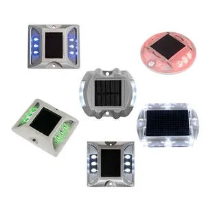 2026 Hot Selling ABS Solar Underground Road Studs Reflective Cat Eyes High-Intensity Prismatic Reflectors IP68 Traffic