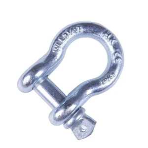 High Quality Safety Bolt Shackles G210 Hot Dip Galvanized Lifting Marine Screw Pin Bow Shackle