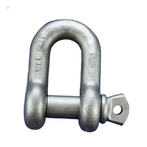 Rigging European D Shackle Type With Screw Pin Bow Shackle