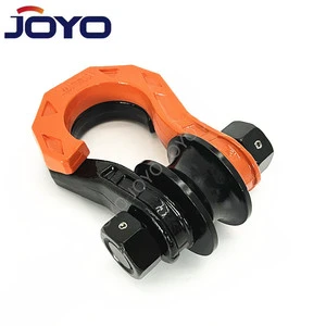 Forged G209 Orange Alloy Anti-Off Bow Shackle Split Shackle With Snatch Block