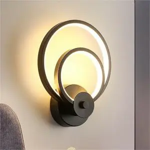 Geometric Squared Round Aisle Corridor Decorative Wall Light Living Room TV Backdrop Bedroom Bedside Wall Lamp