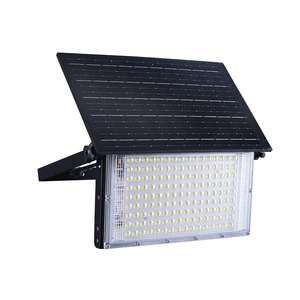 ABS Solar Floodlight LED Super Bright 30W 100W 150W 200W Solar Integrated Remote Control Rainproof for Outdoor Courtyards&Trails