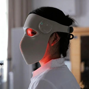 Wireless 4 Wavelength Acne Light Therapy Mask 4D Laser Contours Red Light Therapy Mask