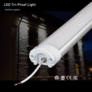 Industrial Linear Garage Light Fixture Aluminum Body Led Waterproof Light Ip65 Tri-proof Light