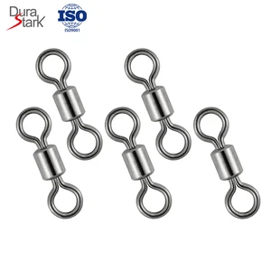Stainless Steel Barrel Swivel Connector, Anti-Corrosion Rotating Link for Heavy Duty Rigging and Outdoor Use