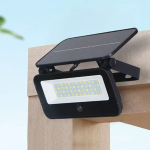 KCD Remote Control Mono Panels High Power 30w 50w 100w 200w 300w LED Solar Floodlight 2000 Lumens Outdoor Solar Flood Light
