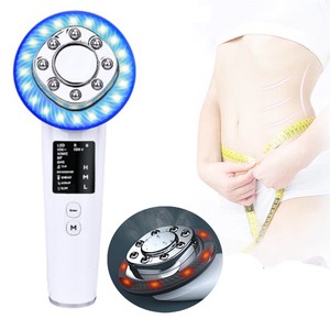 Beauty Portable Handheld RF LED Light Photon Body Contouring EMS Cellulite Remover Slimming Massaging Device