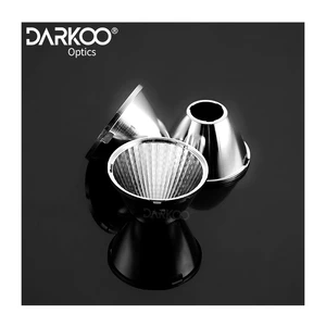 Suitable for Commercial Lighting, Offering Four Angles: 17°,24°,36°,and 60°angular Circular LED Reflector Cup.