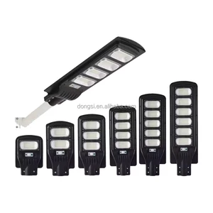 Factory Price 150W LED Solar Street Light Motion Sensor IP65 Waterproof For Outdoor Road Lighting ABS Aluminum Battery ROHS ETL