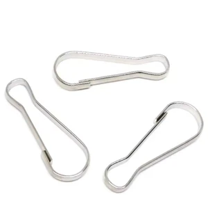 Factory Customization Vermilion Waist Buckle Brass Buckle Metal Wire Spring Snap Hook Clips