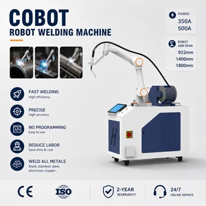 CE Approved Collaborative Welding Robot with 1800mm Arm Span Heavy Duty MIG Welding Equipment for Factory