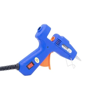 20W Mini Electric Hot Melt Glue Gun with Anti-Drip Nozzle for DIY Applications