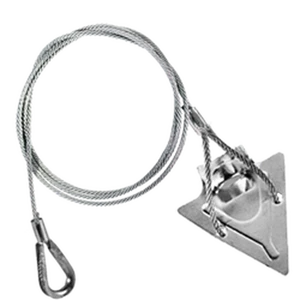 Ground Earth Anchor Steel Arrowhead With Anti-theft Loop, Thimble, Cable Clamp, Quickvise and Anchor Disk