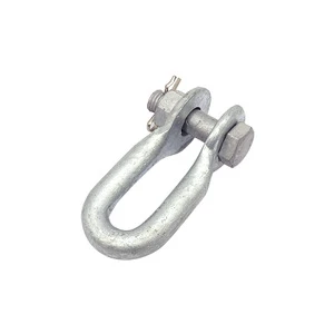 High Quality Good Price Hot Dip Galvanized Steel U Type Anchor Shackle U Clevis Connection Fittings